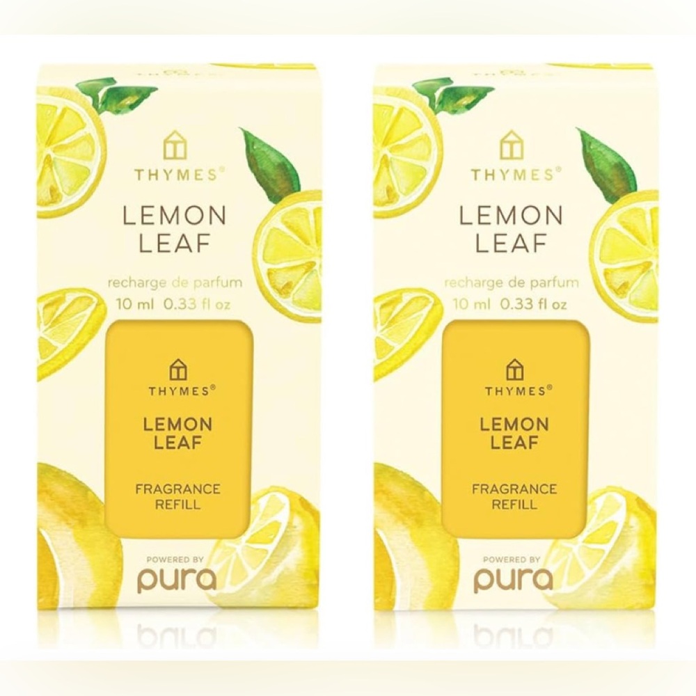 Thymes Lemon Leaf Pura Smart Home Plug-in Diffuser Refills - Pack of 2 - Picture 8 of 8